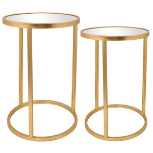 Mesas laterales x2 pcs ref:es27388 38x56cm \ 33x50cm