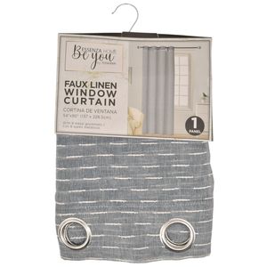 Cortina p \ ventana azul marino \ blanco ref:715-0447065 (54x90 pulg.)