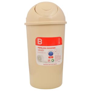 Tacho basura plast.basa redonda ref:7686 (12l)