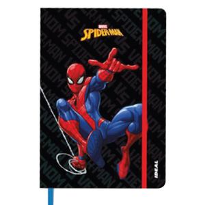 Libreta ideal pasta dura spiderman 80h cuadros