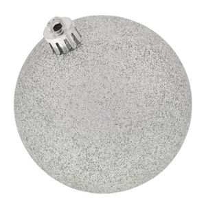 Adorno nav.bola x6 pz.plateada refar3-1176t06-s (8cm)