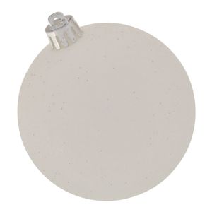 Adorno nav.bola x6 pz.trans.ar3 \ 8006mg \ white iris (8cm)