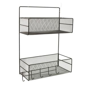 Repisa metalica p \ baño 2 niveles hm0681 \ cy-0172(26x13x42.5)