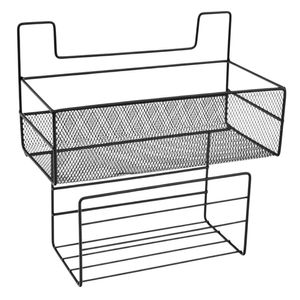 Repisa metalica p \ baño c \ porta toalla hm0686 \ cy-0132(26x13.5x26)
