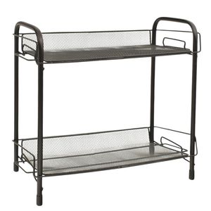 Repisa metalica p \ baño 2 niveles hm0689 \ cy-0177(36x17.5x32.5)
