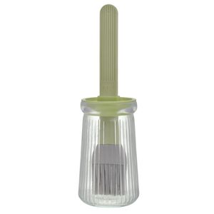 Condimentero vidrio c \ brocha silicon x3 pz.ref:es27436 (6.5x21cm)