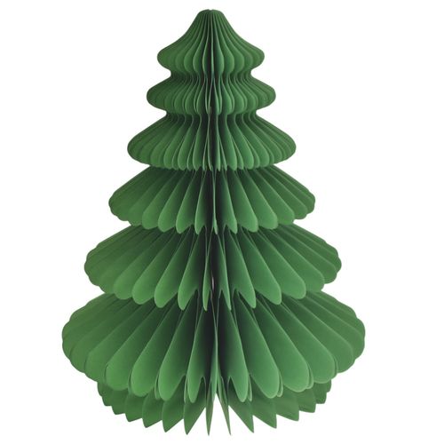 Adorno Navideño, Árbol De Papel Con Luz, 30Cmx38Cm, Al-25S012