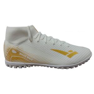 Zapato futbol hombre ref:jx8864-m3-indoor white \ gold 44