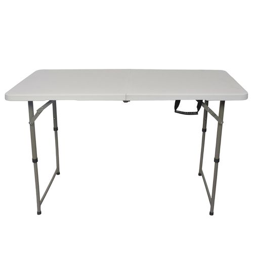 Mesa Plegable Rectangular, Altura Ajustable, 120Cmx74Cmx60Cm, Fh122E