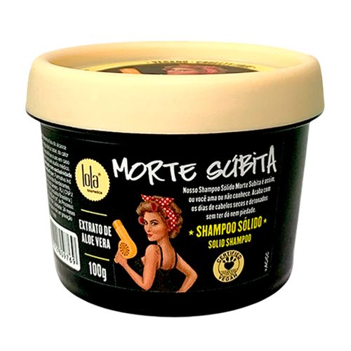 Shampoo solido \ exfoliante lola \ from rio 100gr morte subita cab \ dañados y q