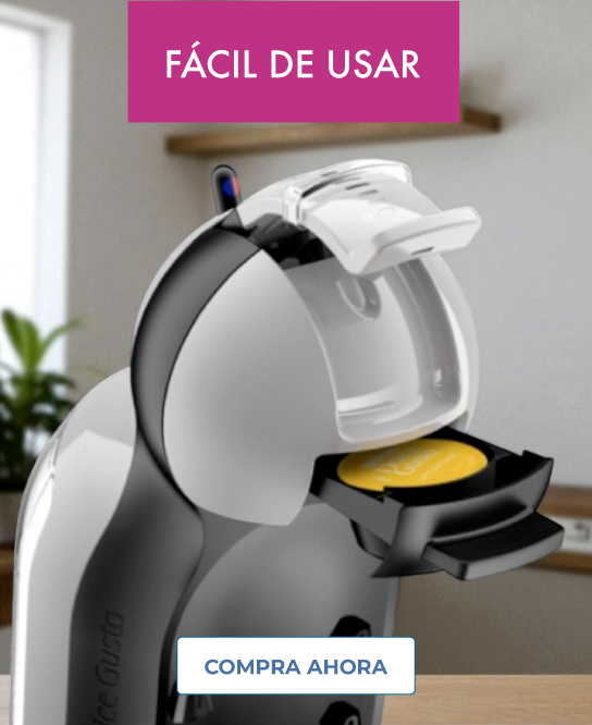 Cafetera, Dolce Gusto Nescafé mini me gris fácil de usar