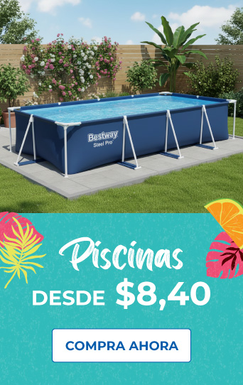 Piscinas desde $8,40