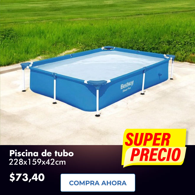 Piscina tubo rectangular Bestway 