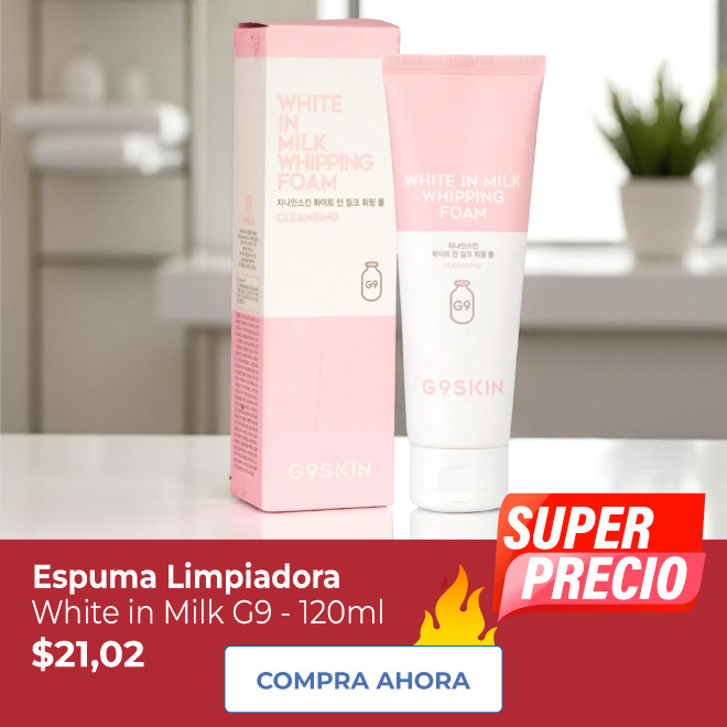 Espuma Limpiadora White in Milk G9