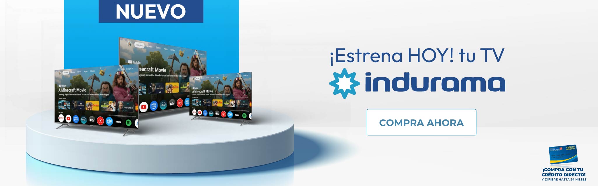 Televisores Indurama desde $200