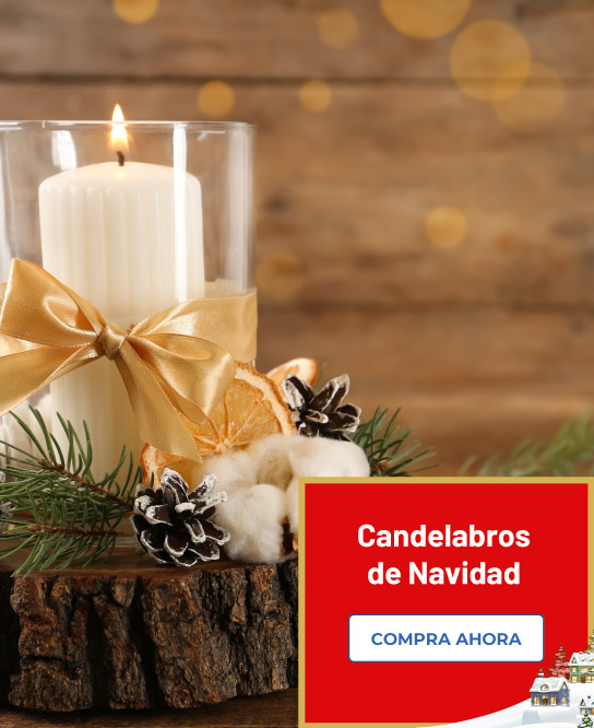 Candelabros de navidad