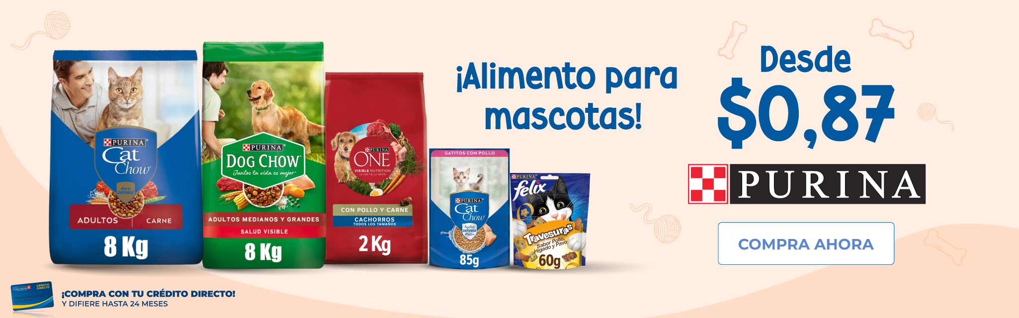 ¡Nuevo! Alimento para mascotas desde $0.87