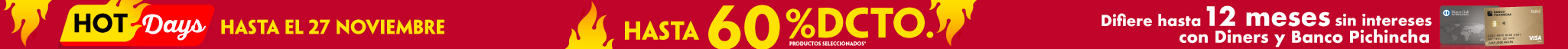 Hot Days hasta el 60% Dsct