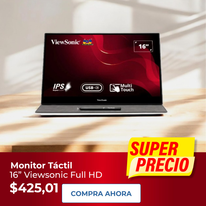 Monitor Táctil 16 Pulgadas Viewsonic