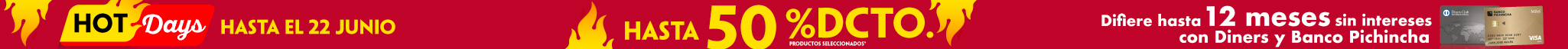 Hot days hasta el 50% Dsct