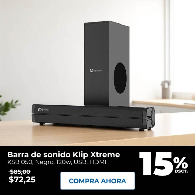 barra de sonido klip xtreme