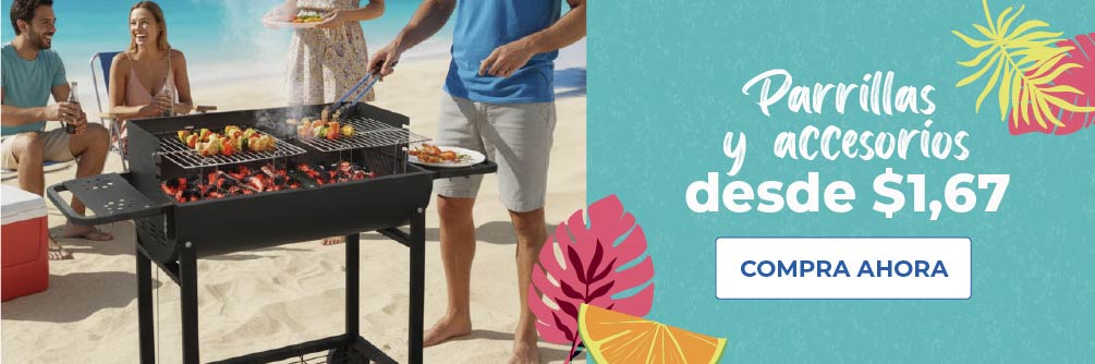 Parrillas y accesorios desde $1,67